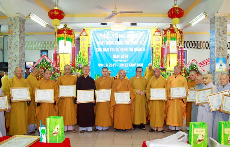 TP.HCM: PG Q.8 tổng kết Phật sự 2014