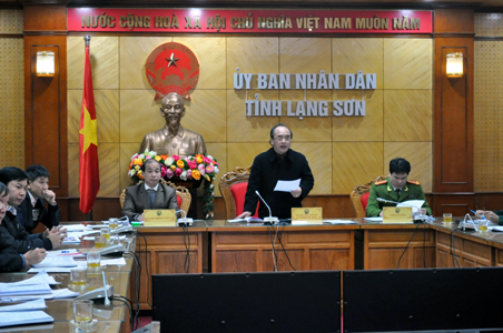 Đồng chí Lý Vinh Quang phát biểu tại hội nghị