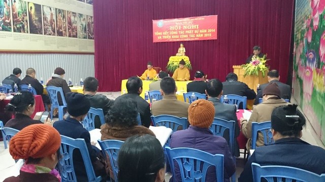 Lào Cai: Hội nghị tổng kết công tác Phật sự năm 2014 và triển khai công tác năm 2015