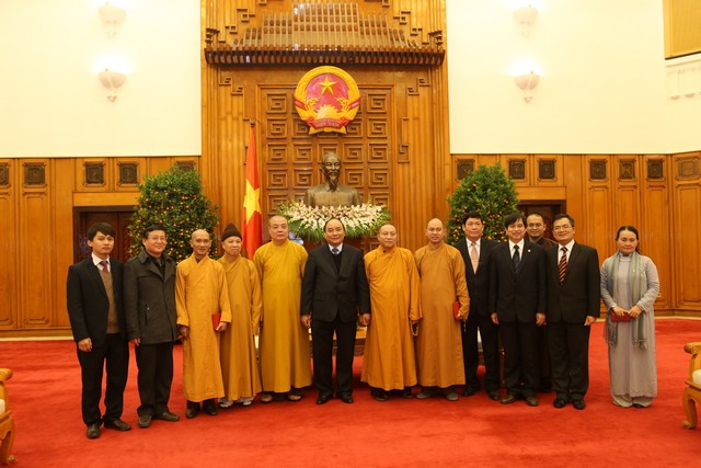 GHPGVN chúc Tết Phó thủ tướng Chính phủ Nguyễn Xuân Phúc