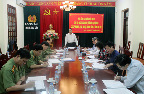 Đồng chí Nguyễn Văn Thanh, Phó Bí thư Tỉnh ủy phát biểu tại buổi làm việc