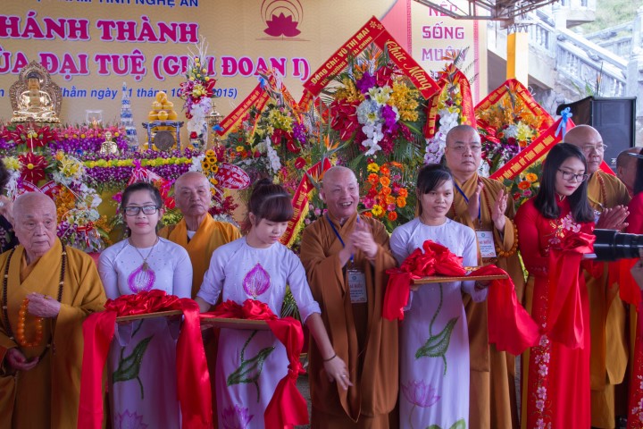 Nghệ An: Khánh thành chùa Thượng – chùa Đại Tuệ