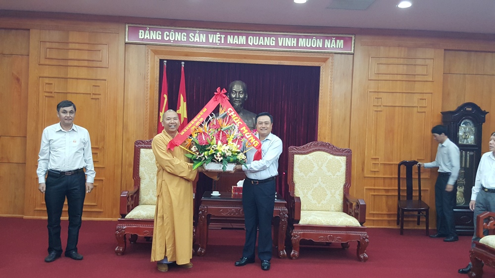 Lạng Sơn: Phật giáo tỉnh chúc mừng thành công Đại hội đại biểu Đảng bộ tỉnh Lạng Sơn