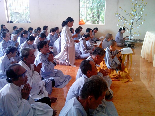 Sóc Trăng: Ngày tu học và lễ tạ pháp tại thiền viện Phật Châu