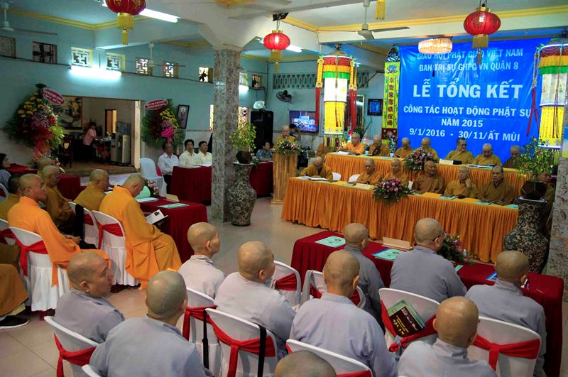 TP.HCM: PG Q.8 tổng kết công tác Phật sự năm 2015