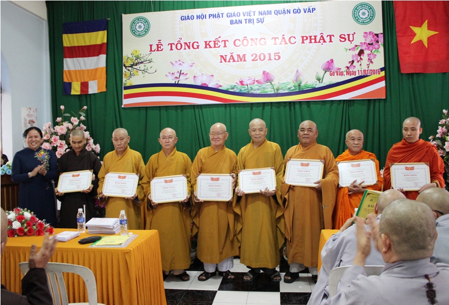 Phật giáo Gò Vấp tổng kết Phật sự năm 2015