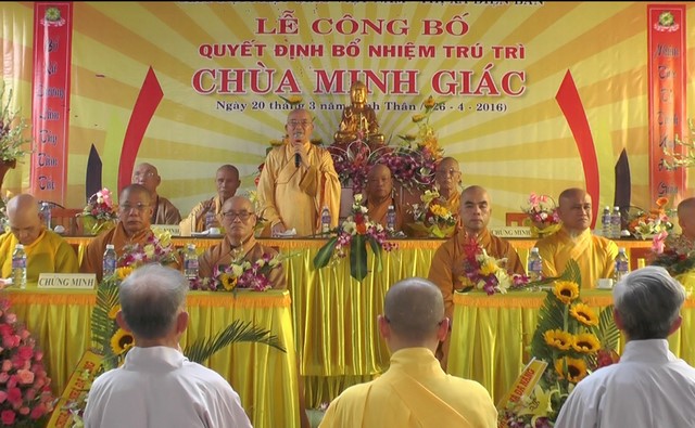 Quảng Nam: Lễ Bổ nhiệm trụ trì chùa Minh Giác