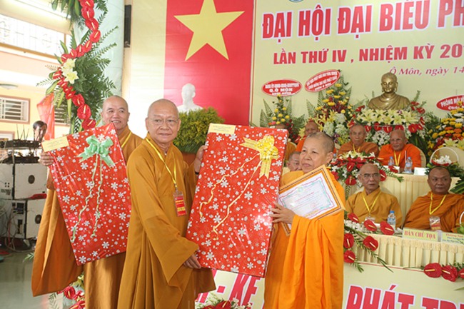 Cần Thơ: Đại hội Đại biểu Phật giáo Q. Ô Môn NK: 2016- 2021