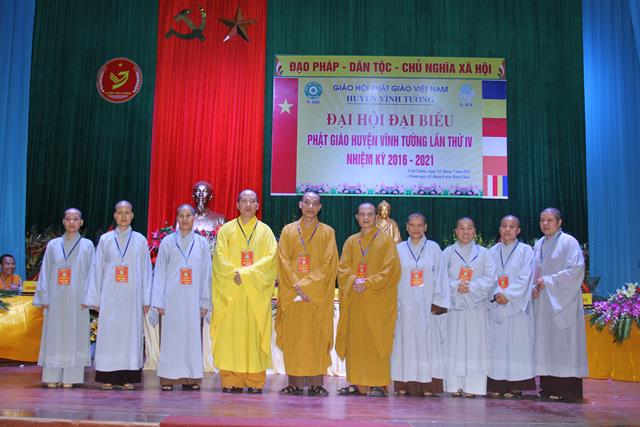 Vĩnh Phúc: Đại Hội Phật giáo huyện Vĩnh Tường nhiệm kỳ 2016- 2021