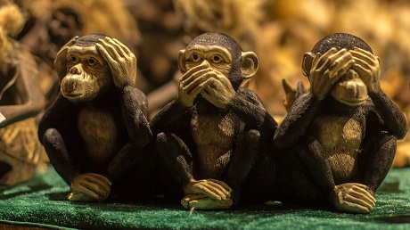 Triết lý sâu sắc đằng sau 3 chú khỉ “che mắt, che tai, che miệng”