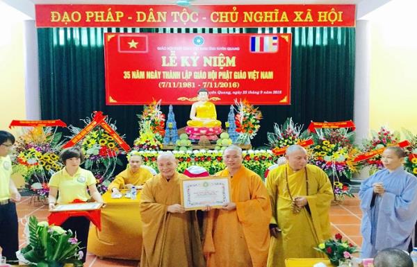 Tuyên Quang: Kỷ niệm 35 năm thành lập Giáo hội PGVN