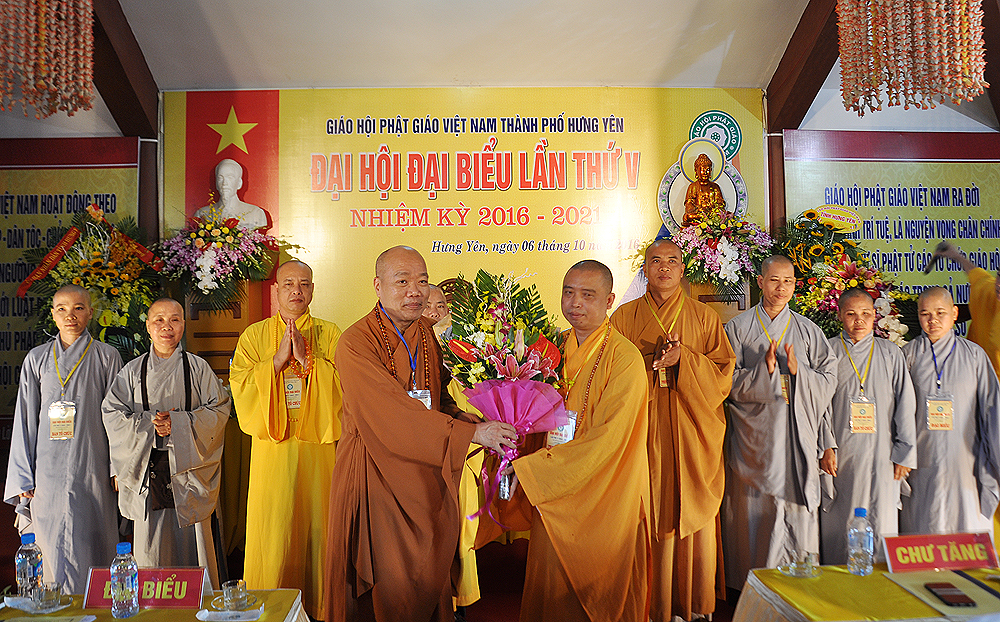 Đại hội đại biểu Phật giáo thành phố Hưng Yên lần thứ V
