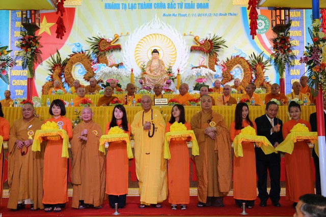 ĐakLak: Đại lễ kỷ niệm 35 năm thành lập GHPGVN, khánh thành chùa Sắc Tứ Khải Đoan