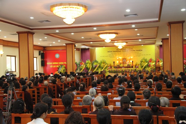 Hà Nội: Lễ tưởng niệm cố Hòa thượng Thích Chơn Thiện