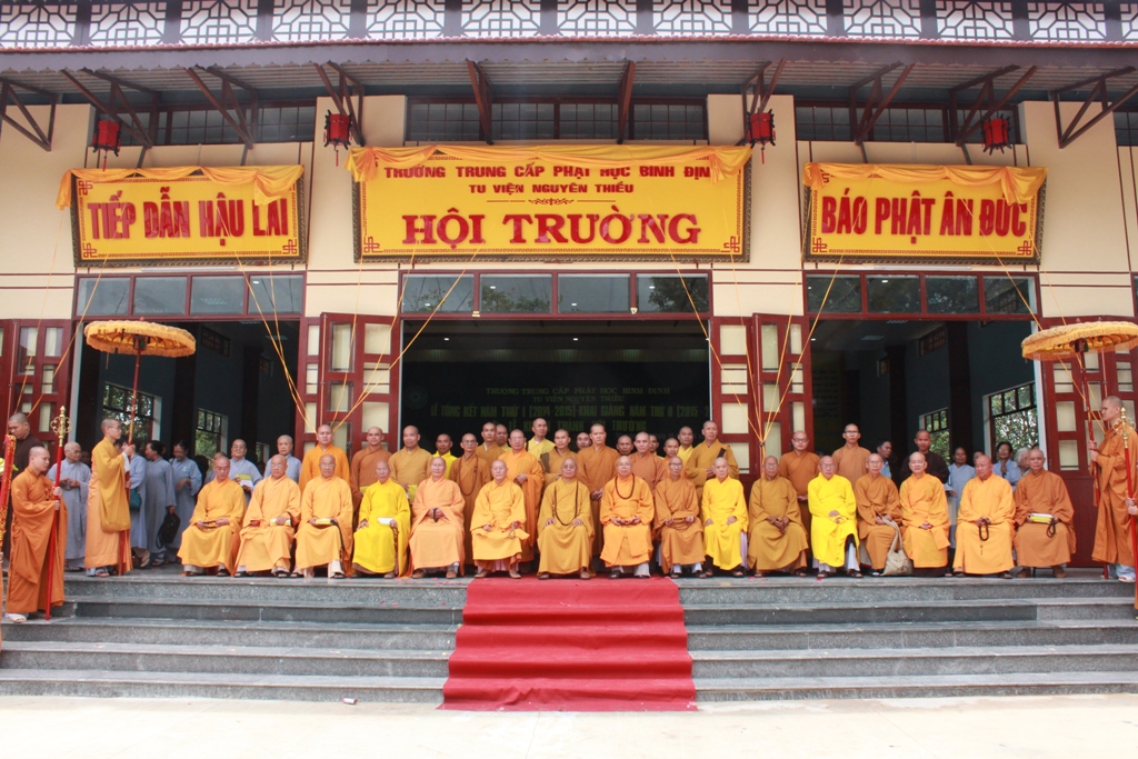 Nơi đào tạo Tăng Ni những kiến thức cơ bản Phật học của PG tỉnh Bình Định