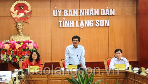 Đồng chí Trần Bình Minh, Ủy viên Trung ương Đảng, Tổng Giám đốc Đài Truyền hình Việt Nam phát biểu tại buổi làm việc