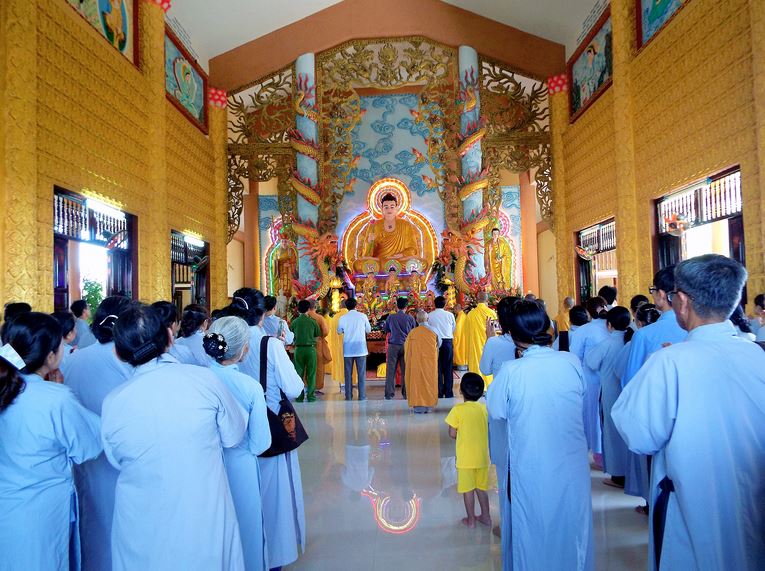 Bình Thuận: Lễ lạc thành Đại hùng bảo điện chùa Quan Âm