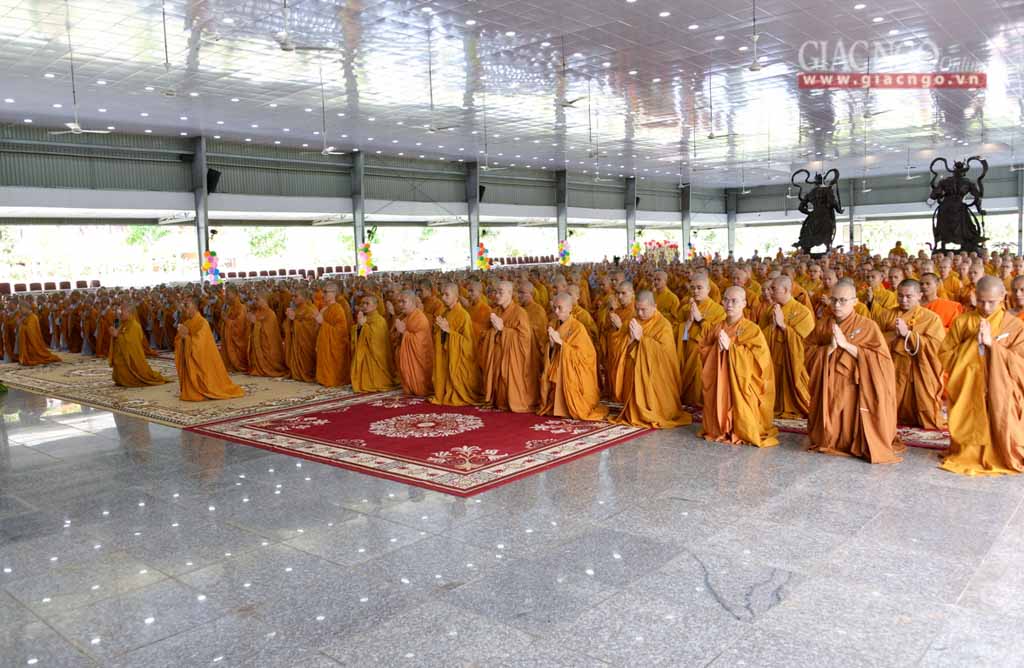 TP.HCM: Lễ mãn hạ tại cơ sở 2 Học viện Phật giáo VN