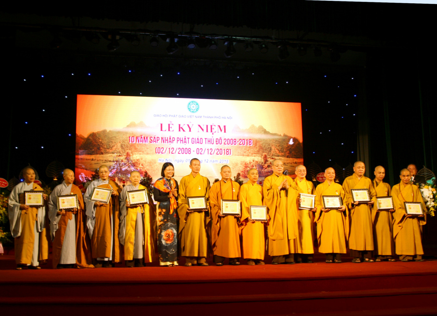 Hà Nội: Kỷ niệm 10 năm hợp nhất phật giáo Thăng Long và Phật giáo Xứ Đoài