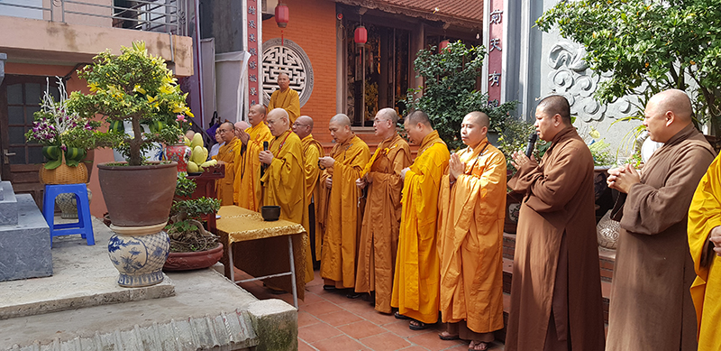 Chùa Thành tổ chức Lễ Húy kỵ lần thứ 25 ngày cố Giác linh Hòa Thượng Thích Xuân Lôi viên tịch