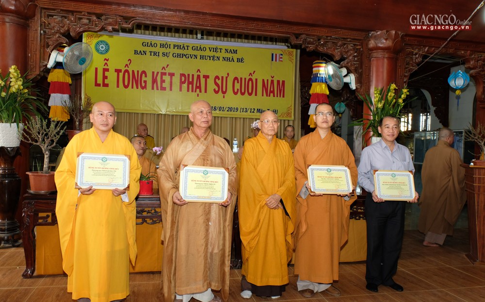 TP.HCM: Phật giáo Nhà Bè làm từ thiện hơn 18,6 tỷ đồng