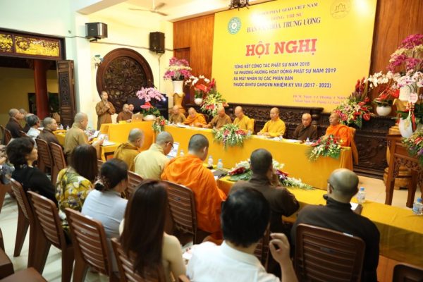 TP.HCM: Lễ Tổng kết công tác Phật sự năm 2018 và Ra mắt Nhân sự các Phân Ban thuộc BVHTƯ nhiệm kỳ VIII (2017 - 2022)