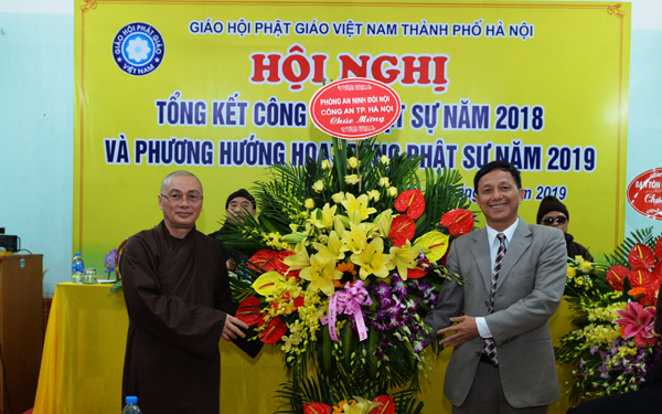 Hà Nội: Tổng kết công tác Phật sự năm 2018 - Triển khai chương trình công tác Phật sự năm 2019 của BTS GHPGVN Thành phố Hà Nội