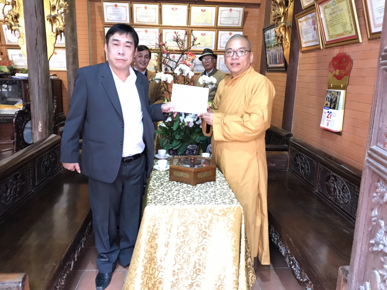 Ban Tôn giáo Chính phủ chúc Tết Ban Trị sự Phật giáo tỉnh