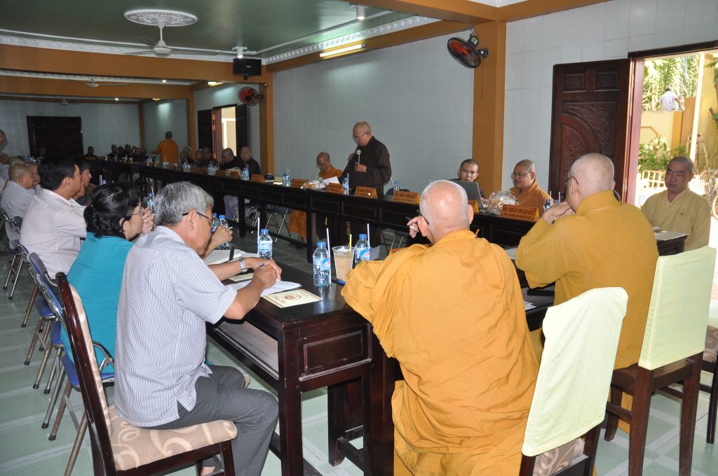 Tiền Giang: Ban Trị sự Phật giáo tỉnh họp phiên đầu tiên năm 2019