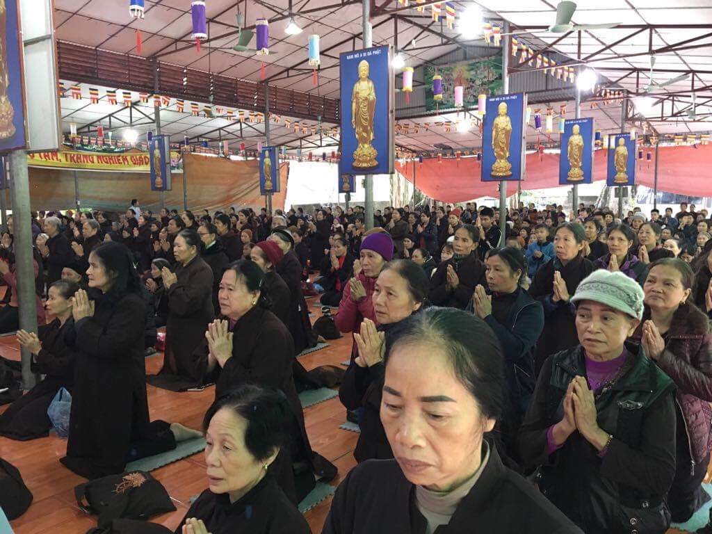 Thái Nguyên: Khóa tu “Một ngày An lạc” lần thứ 70 tại chùa Sơn Dược