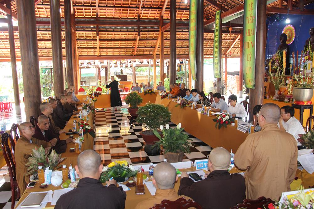 Đồng Nai: Ban Trị sự Phật giáo tỉnh họp giao ban với huyện Trảng Bom và huyện Thống Nhất