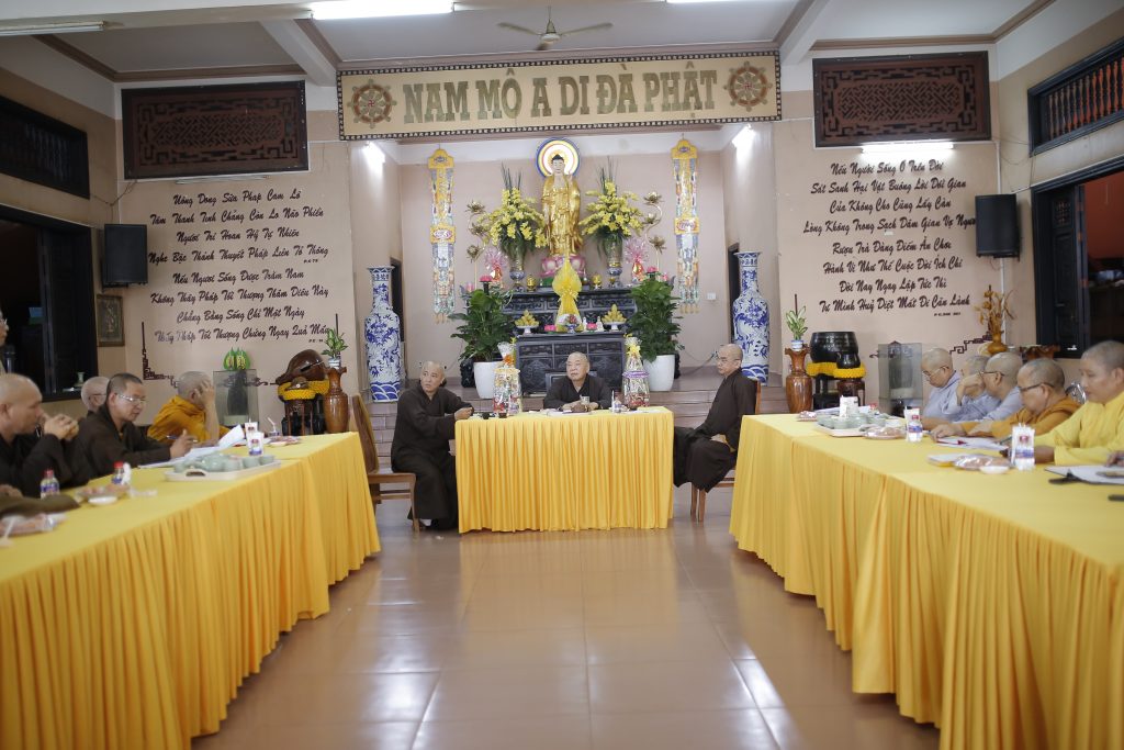 Bình Phước: Ban Trị sự PG tỉnh họp rà soát công tác tổ chức Đại lễ Phật Đản Liên Hợp Quốc Vesak 2019
