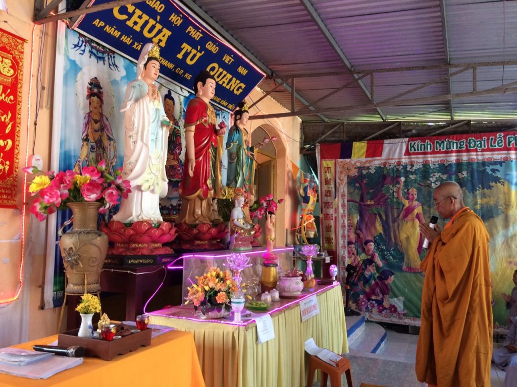 Kiên Giang: Khóa tu Bát Quan Trai ở chùa Từ Quang, huyện Giồng Riềng