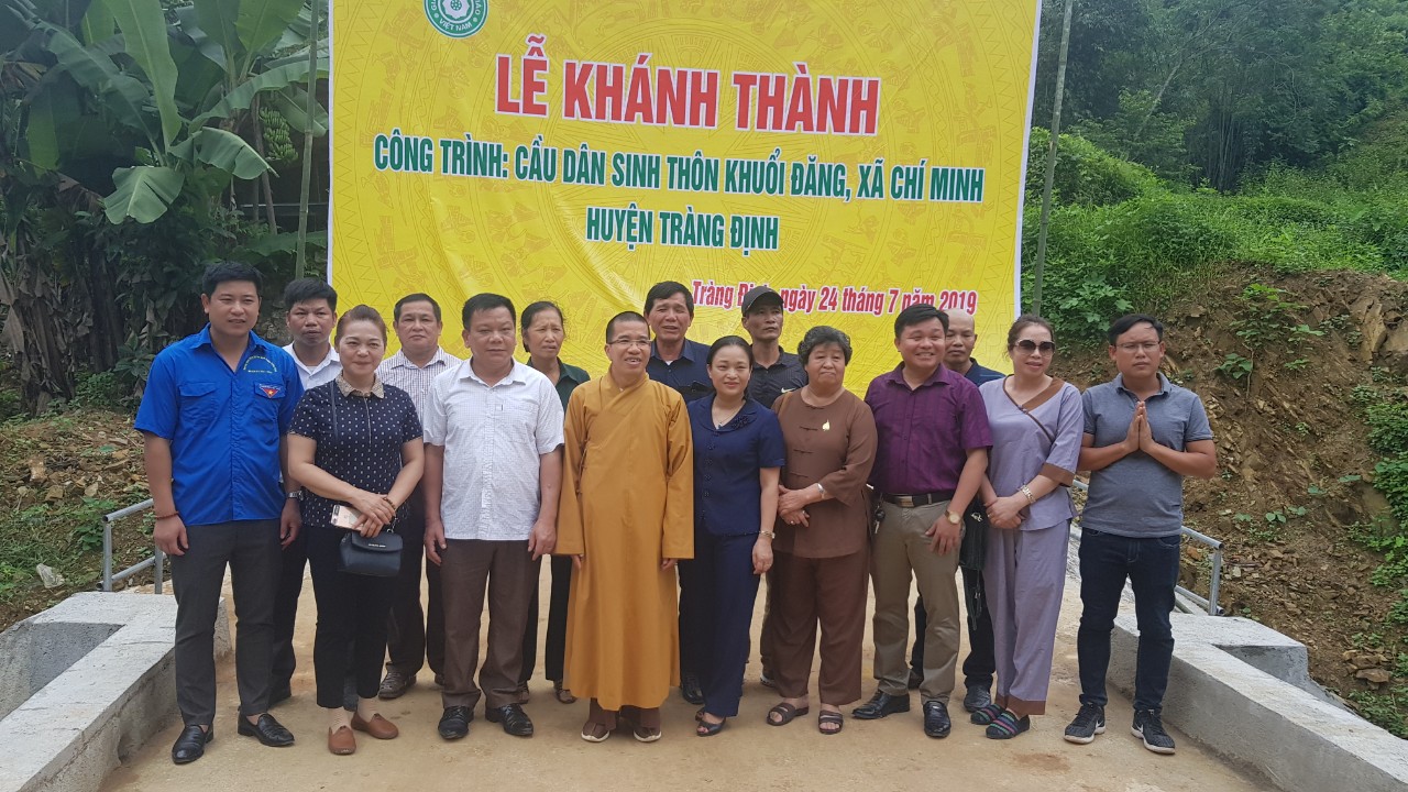 Lễ Khánh thành bàn giao cầu dân sinh tại huyện Tràng Định