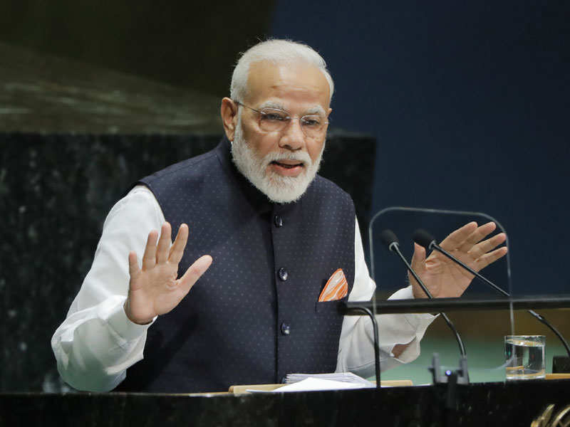 Thủ tướng Ấn Độ Modi phát biểu tại Trụ sở Liên Hiệp Quốc