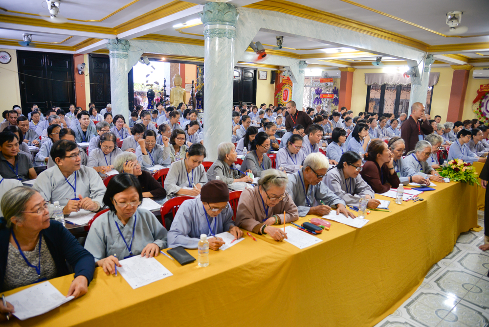 TP.HCM: Hơn 4000 Phật tử chính thức dự thi Hội thi giáo lý cấp Quận