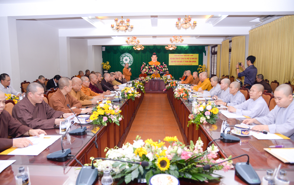 TP.HCM: Ban Nghi lễ Phật giáo quốc tế tổng kết công tác Phật sự cuối năm