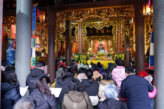 Hàng nghìn Thanh, Thiếu niên Phật tử tham dự khóa lễ đầu Xuân tại chùa Thành