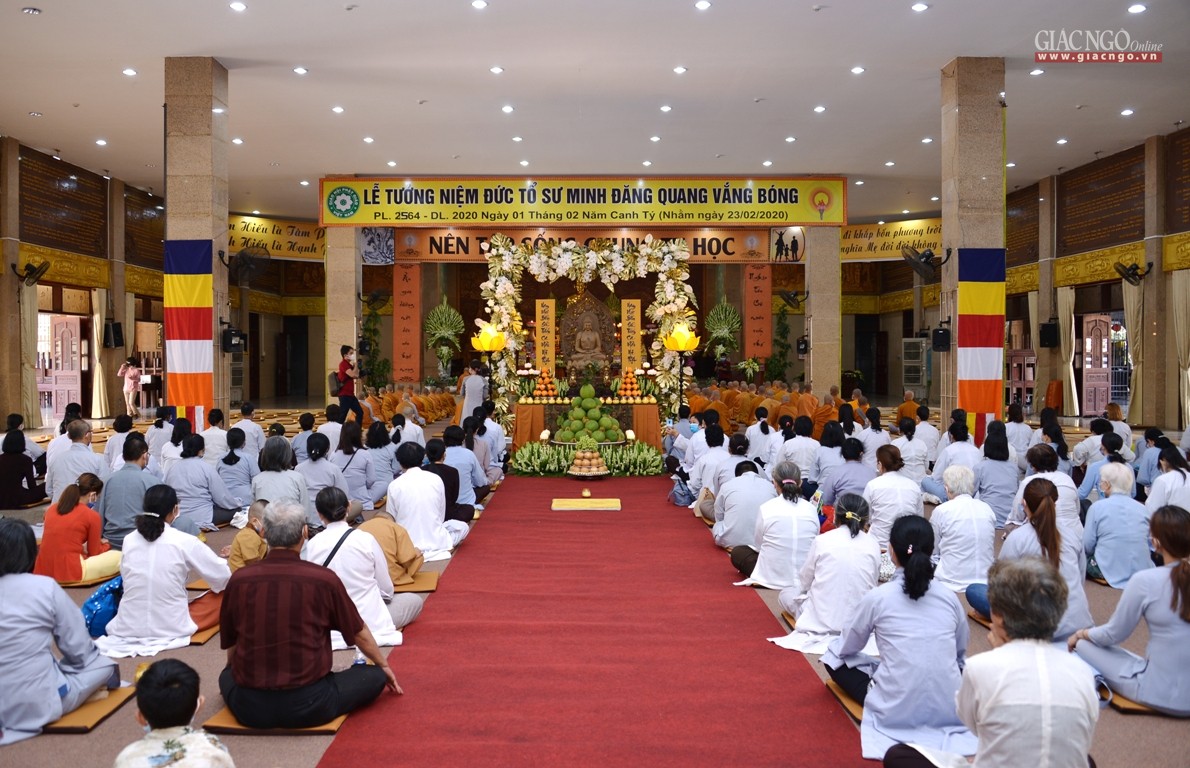 Chư tôn đức Hệ phái và Phật tử (số lượng giới hạn) tham dự buổi lễ