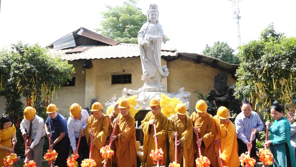 TP.HCM: Lễ đặt đá trùng tu chùa Sắc Tứ Trường Thọ