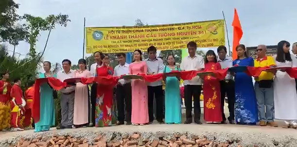 Cầu Tường Nguyên 341, tại xã Nhơn Phú được khánh thành, đưa vào sử dụng - Ảnh: MP
