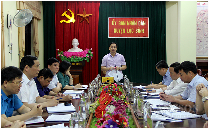 Đồng chí Hoàng Văn Nghiệm, Phó Bí thư Thường trực Tỉnh ủy, Chủ tịch HĐND tỉnh phát biểu kết luận buổi kiểm tra