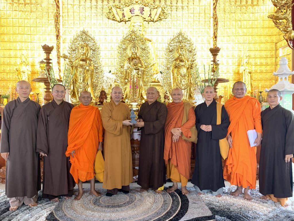 Cà Mau: Đoàn công tác Trung ương Giáo hội làm việc với Ban Trị sự Phật giáo tỉnh
