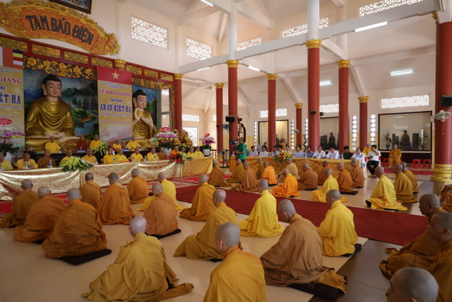 62 hành giả chính thức an cư tại chùa Quê Hương