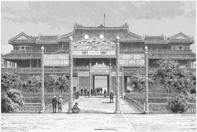 Ngọ Môn - lối vào cung vua ở Huế Ảnh: Charles-Édouard Hocquard