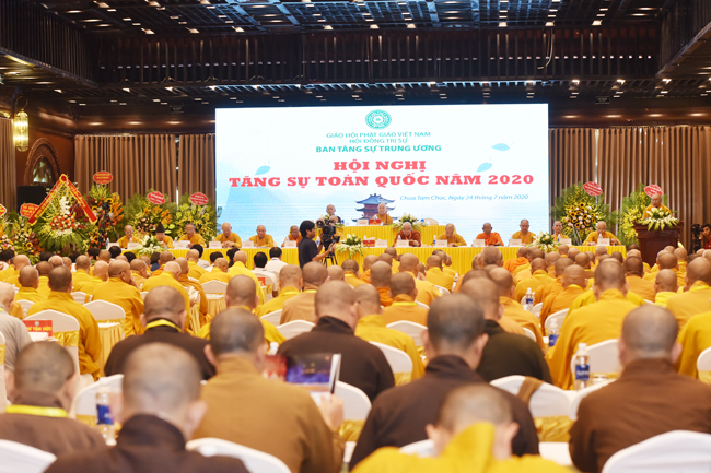 Khai mạc Hội nghị Tăng sự toàn quốc năm 2020 tại chùa Tam Chúc