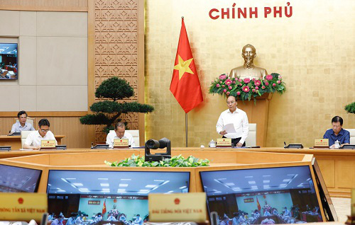 Thủ tướng phát biểu chỉ đạo tại phiên họp - Ảnh: VGP