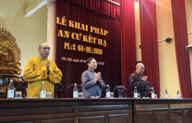 Hà Nội: Giáo sư Lê Mạnh Thát giao lưu và chia sẻ Phật pháp tại HVPGVN tại Hà Nội