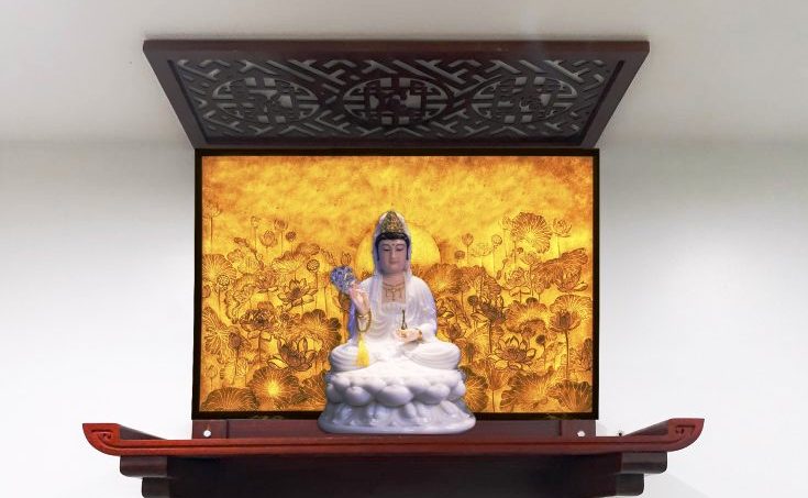 Căn hộ chung cư nhỏ, có nên thờ Phật?