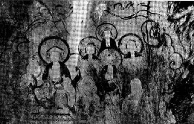 Hình ảnh bích họa trong bản tin của Viễn Đông Bác Cổ xưa